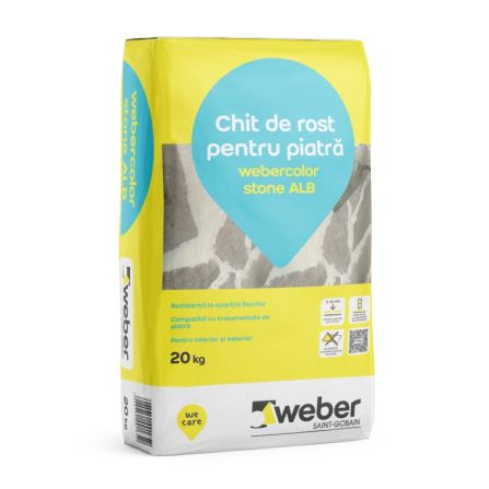 WEBER - COLOR STONE ALB 20 KG