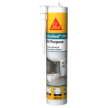 SILICON UNIVERSAL TRANSPARENT SIKASEAL 170 SIKA, 300 ml