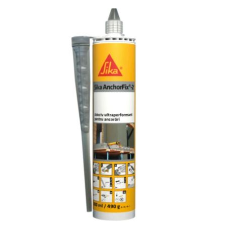 SIKA ANCHORFIX 2 - 300 ML - ANCORA CHIMICA BICOMPONENTA, PENTRU ANCORAJE IN BETON, PIATRA, CARAMIDA CU SOLICITARE MEDIE SPRE MARE