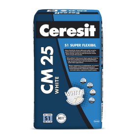 ADEZIV GRESIE/FAIANTA CM25 / 25KG INT/EXT FLEXIBIL ALB CERESIT 1980341