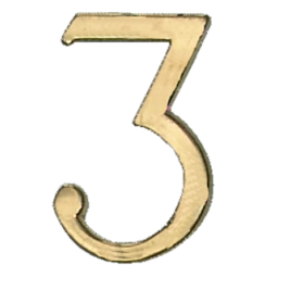 CIFRA AUTOADEZIVA PLASTIC M:3-644064