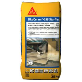 ADEZIV GRESIE/FAIANTA SIKACERAM-255 / 25KG INTERIOR/EXTERIOR FLEXIBIL STARFLEX GREY 25KG ADEPLAST
